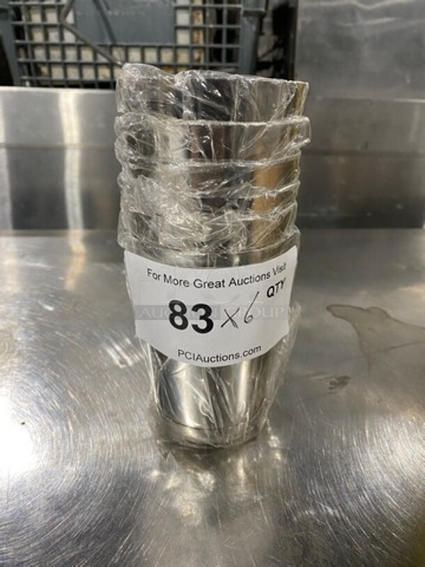 Winco Stainless Steel Bar Shakers! 6x Your Bid!