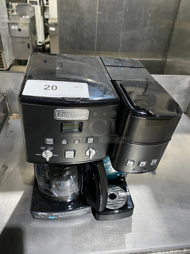 Cuisinart Countertop Coffee Machine/Single Cup Coffee Brewer! Model: SS15 120V 60HZ