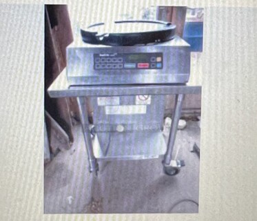 Wunder Bar Metal Commercial Countertop Food Dispensing System. Picture of Unit Before Removal From Restaurant Is Used As Gallery Picture. Does Not Include Equipment Stand. 22x24x17