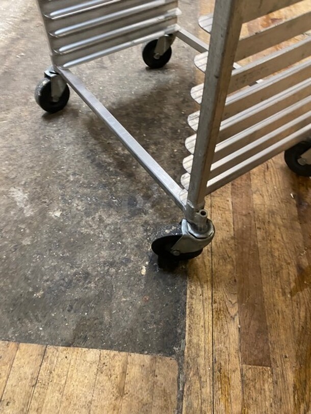 Metal Commercial Pan Transport Rack on Commercial Casters! - Image 4 of 4