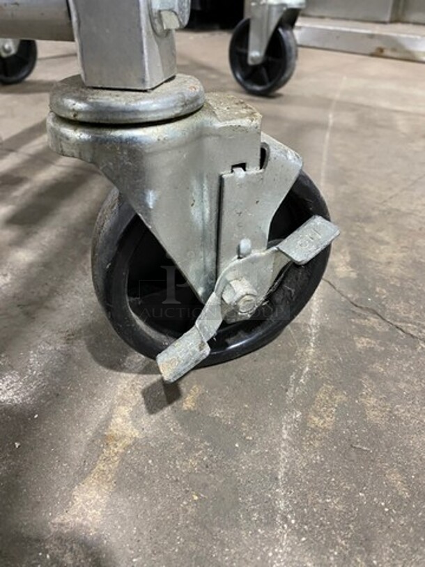 Metal Commercial Pan Transport Rack! On Casters! - Image 7 of 8