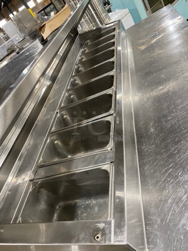 Randell Commercial Refrigerated Pizza Prep Table! With Single Door Storage Space! With 2 Drawers Underneath! All Stainless Steel! On Casters! Model: 8268N 115V 60HZ 1 Phase - Image 5 of 9