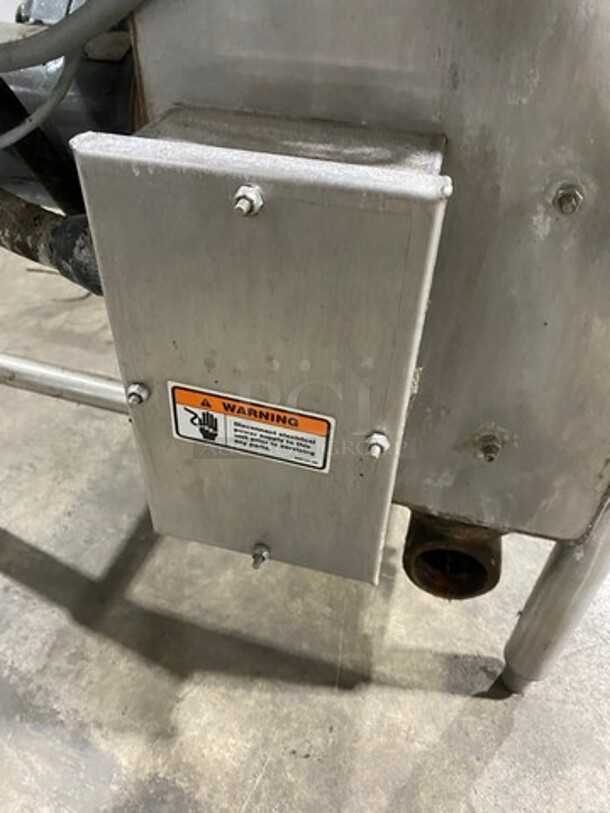 Hobart Commercial Pass-Through Dishwasher! All Stainless Steel! On Legs! - Image 10 of 12