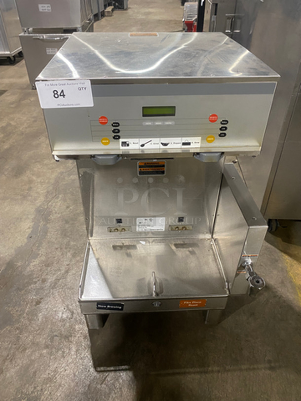 Bunn Commercial Countertop Dual Coffee Brewing Machine! All Stainless Steel! On Small Legs! Model: DUALSHDBC SN: DUAL172251 120/208V 60HZ 1 Phase
