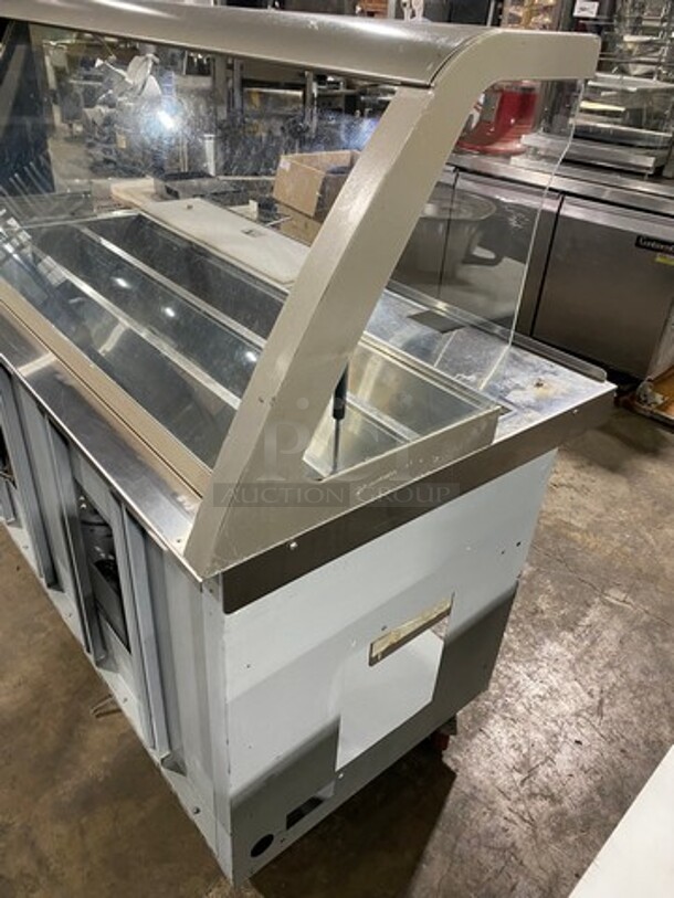 Duke Commercial Sandwich Prep Line Unit! With Slanted Front Glass! With Commercial Cutting Board! All Stainless Steel! On Casters! Model: SUBCPTC60M SN: 07063219 120V 60HZ 1 Phase - Image 2 of 8