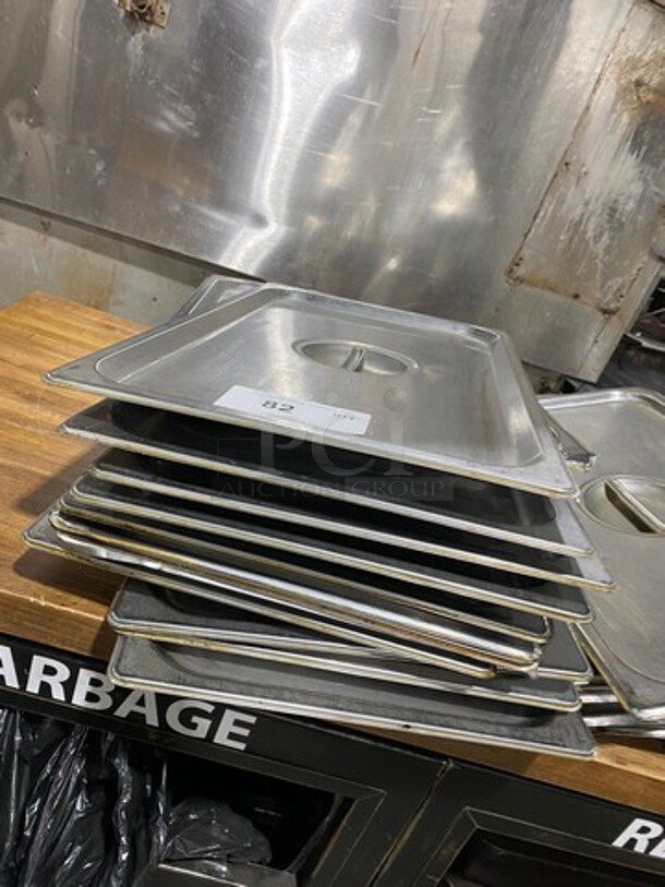 ALL ONE MONEY! Stainless Steel Steam Table/ Prep Table Food Pan Lids! - Image 2 of 5