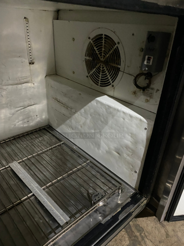 COOL! True 2 Drawer And One Door Lowboy/ Worktop Cooler! All Stainless Steel! On Casters! Model: TUC-67D-2 SN: 12159581 115V 60HZ 1 Phase - Image 6 of 10