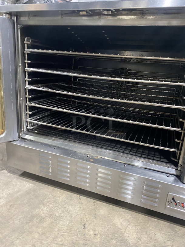 Sierra Stainless Steel Commercial Gas-Powered Full-Size Convection Oven w/ View Through Doors, Metal Oven Racks and Thermostatic Controls! - Image 5 of 8