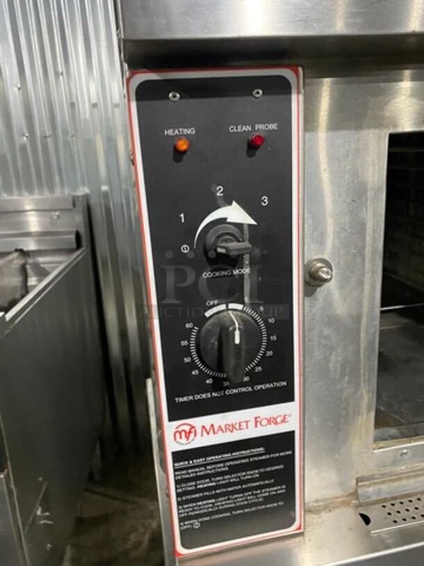 2014 Market Forge Commercial Natural Gas Powered Steam Cabinet! All Stainless Steel! On Legs! Model: SIRUS - Image 6 of 11