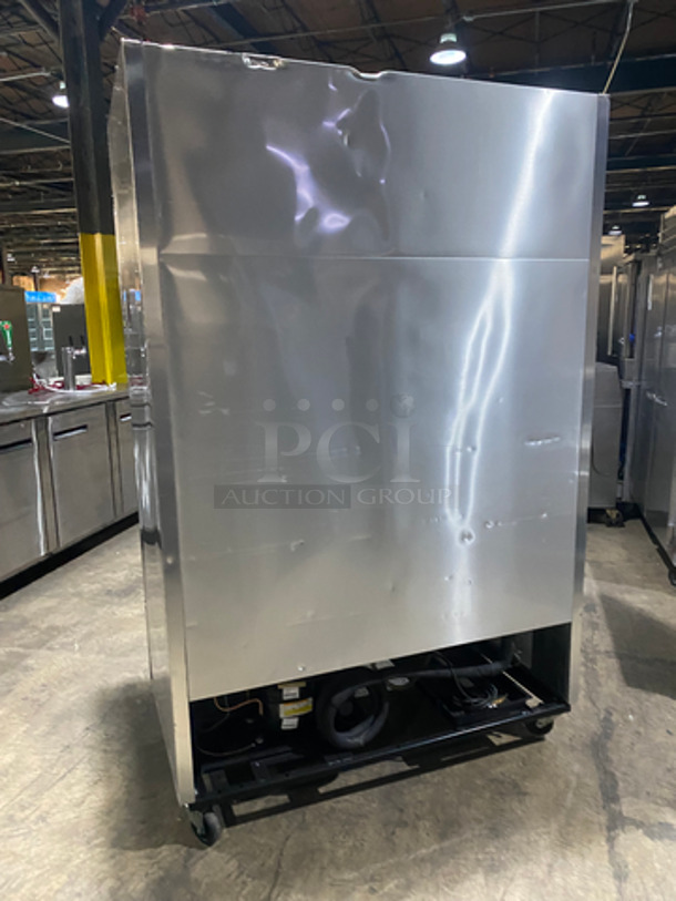 COOL! True Commercial 2 Door Reach In Freezer! With Poly Coated Racks! All Stainless Steel! On Casters! Model: T49F SN: 7701330 115V 60HZ 1 Phase - Image 4 of 10