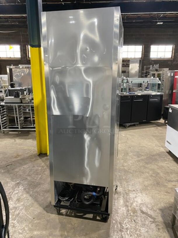 True Commercial Single Door Reach-In Freezer! With Poly Coated Racks! Solid Stainless Steel! On Casters! Model: T23F SN: 7754931 115V 60HZ 1 Phase - Image 3 of 9
