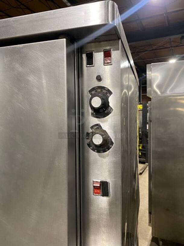 Blodgett Commercial Electric Powered Double Deck Convection Oven! With View Through And Solid Doors! Metal Oven Racks! All Stainless Steel! On Casters! 2x Your Bid Makes One Unit! - Image 7 of 9