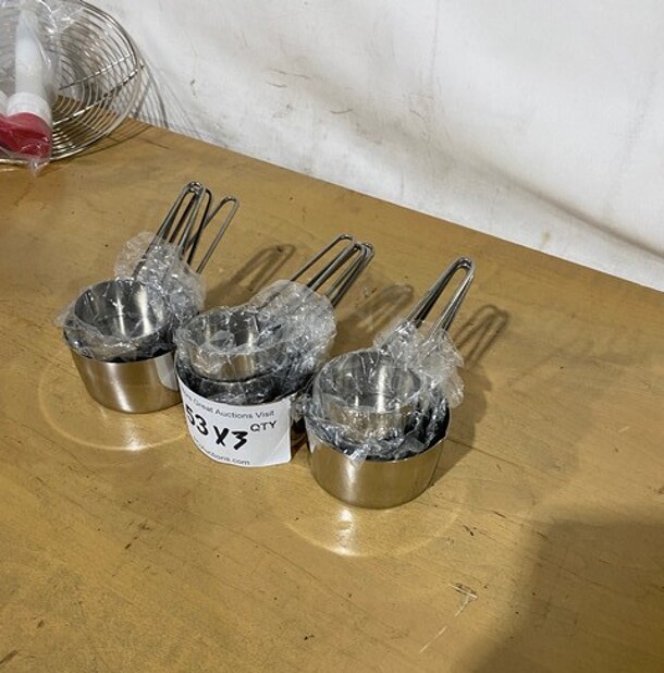 Stainless Steel Measuring Cups! 3x Your Bid! - Image 2 of 6