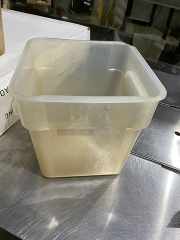 Poly Food Storing Containers! - Image 2 of 4