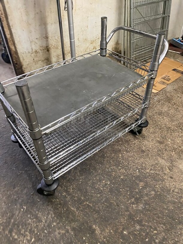 Stainless Steel Utility cart! - Image 2 of 5