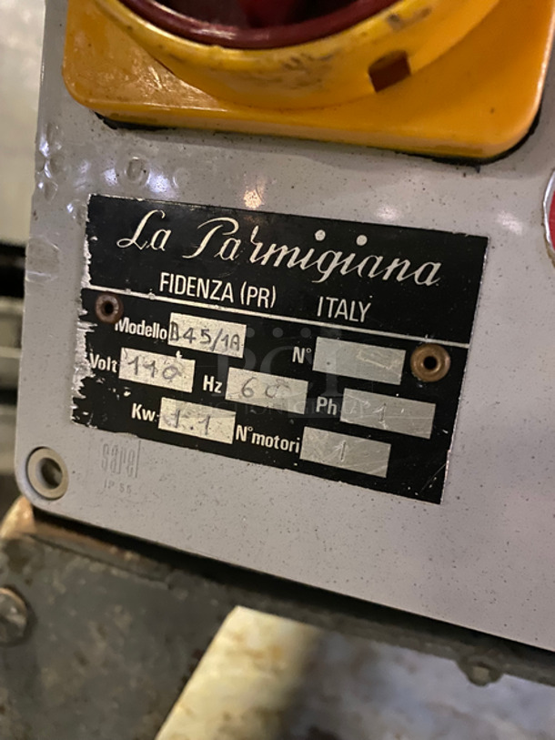 La Parmigiana Commercial Pasta Machine! All Stainless Steel! On Casters! Model: B45/1A 110V 60HZ 1 Phase - Image 6 of 9