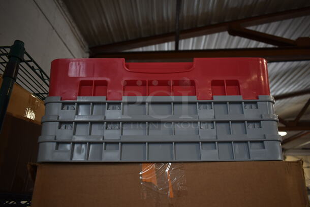3 Boxes of 3 BRAND NEW! Cambro Glass Racks / Dish Caddies. 3 Times Your Bid!