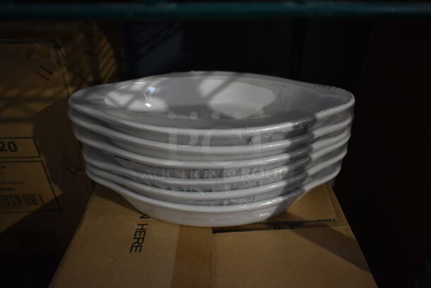2 Boxes of BRAND NEW! Tuxton BEN-150 White Ceramic Welsh Rarebit Single Serving Casserole Dishes. 2 Times Your Bid!