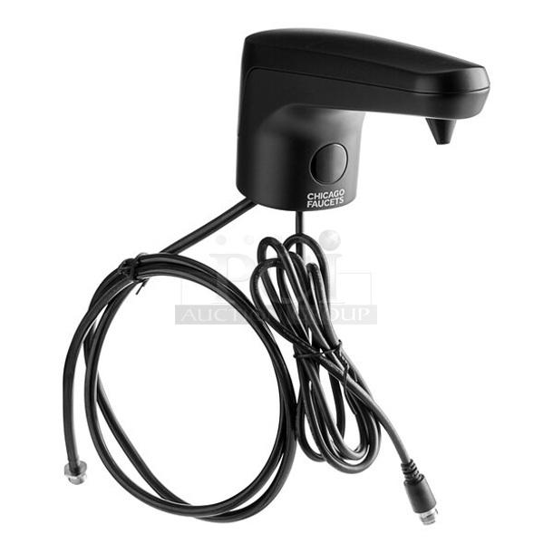 BRAND NEW SCRATCH AND DENT! Chicago Faucets E80-SDF-1MB 857E80SDF1MB E-Tronic 80 Battery-Powered Deck Mount Touchless Foam Soap Dispenser with Matte Black Finish