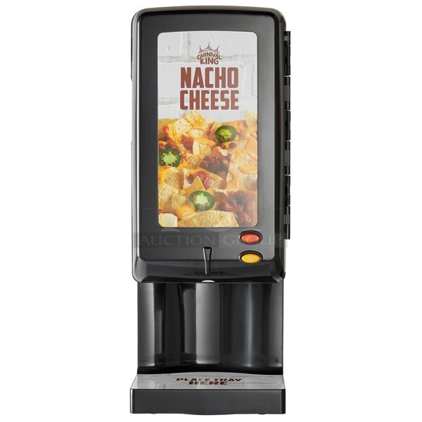 BRAND NEW SCRATCH AND DENT! 2023 Carnival King 382CD225 Metal Commercial Countertop Nacho Cheese Sauce Dispenser. 120 Volts, 1 Phase. Tested and Working! - Image 1 of 4