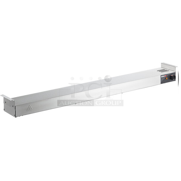 BRAND NEW SCRATCH AND DENT! ServIt 423SWT48CP Metal Commercial 48" High Wattage Strip Warmer with On/Off Toggle Controls and Cord. 120 Volts, 1 Phase. - Image 1 of 5