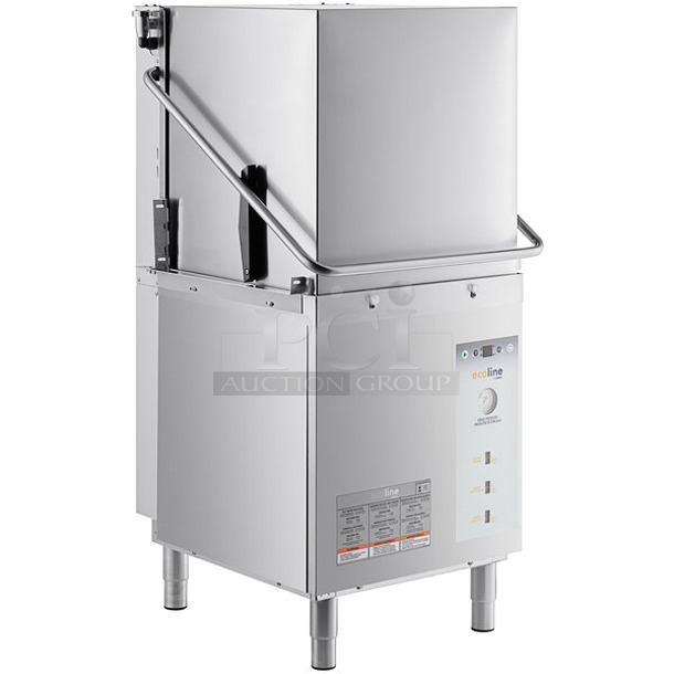 BRAND NEW SCRATCH AND DENT! 2023 Hobart EDL Ecoline Low Temperature Door-Type Dishwasher. 120 Volts, 1 Phase. 