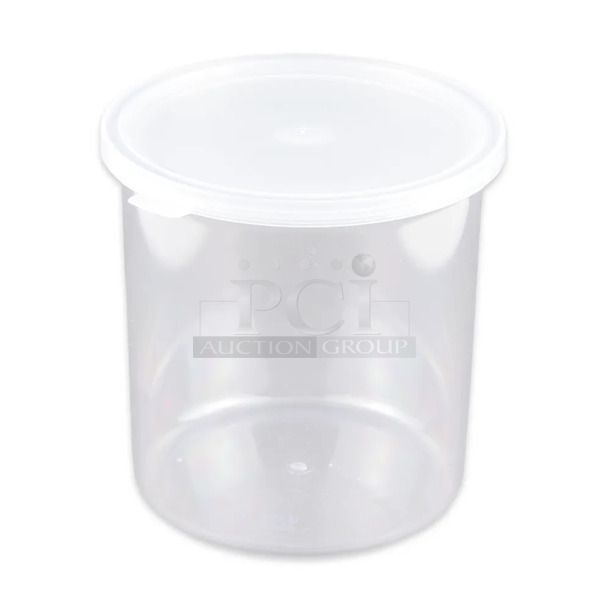 BRAND NEW IN BOX! 12 Houston TX Crock CR-0120-CLEAR Salad Crock. - Image 1 of 6