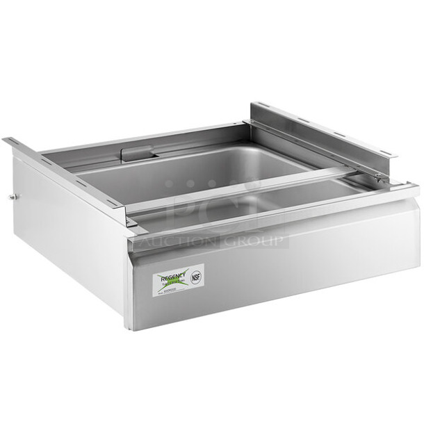 BRAND NEW SCRATCH AND DENT! Regency 600DR2020 20" x 20" x 5" Drawer with Stainless Steel Front - Image 1 of 3