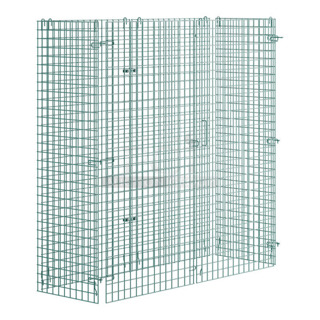 BRAND NEW SCRATCH AND DENT! Regency 460EGSS2460 NSF Green Wire Security Cage - 24" x 60" x 61". May Be Missing Pieces. 