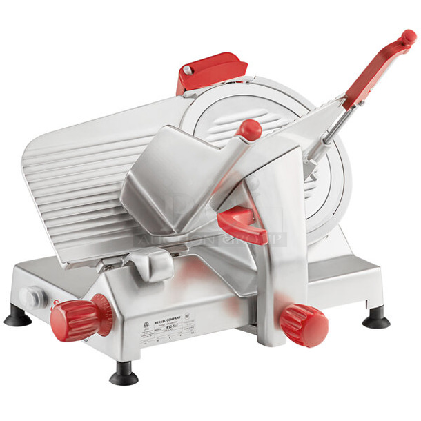 BRAND NEW SCRATCH AND DENT! 2024 Berkel B12-SLC Stainless Steel Commercial Countertop Meat Slicer w/ Blade Sharpener. 115 Volts, 1 Phase. Tested and Working! - Image 1 of 8