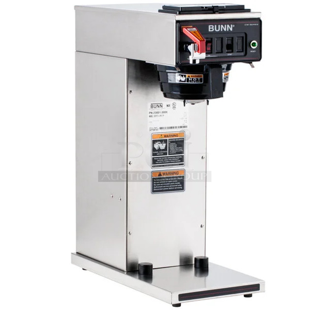 BRAND NEW SCRATCH AND DENT! 2024 Bunn 23001.0006 CWTF15-APS Automatic Airpot Coffee Brewer with Hot Water Faucet. 120 Volts, 1 Phase.  - Image 1 of 9