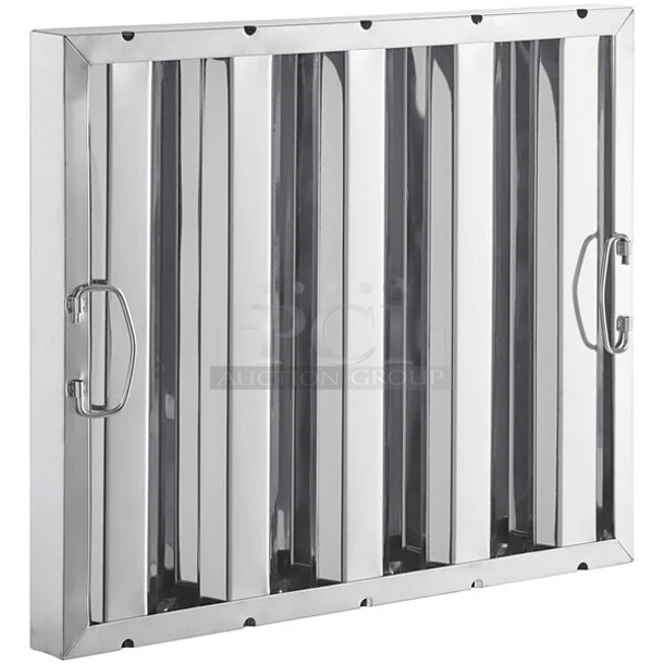 5 BRAND NEW SCRATCH AND DENT! 522HF2016 Steelton 16"(H) x 20"(W) x 2"(T) Stainless Steel Hood Filter. 5 Times Your Bid! May Be Missing Pieces.  - Image 1 of 7