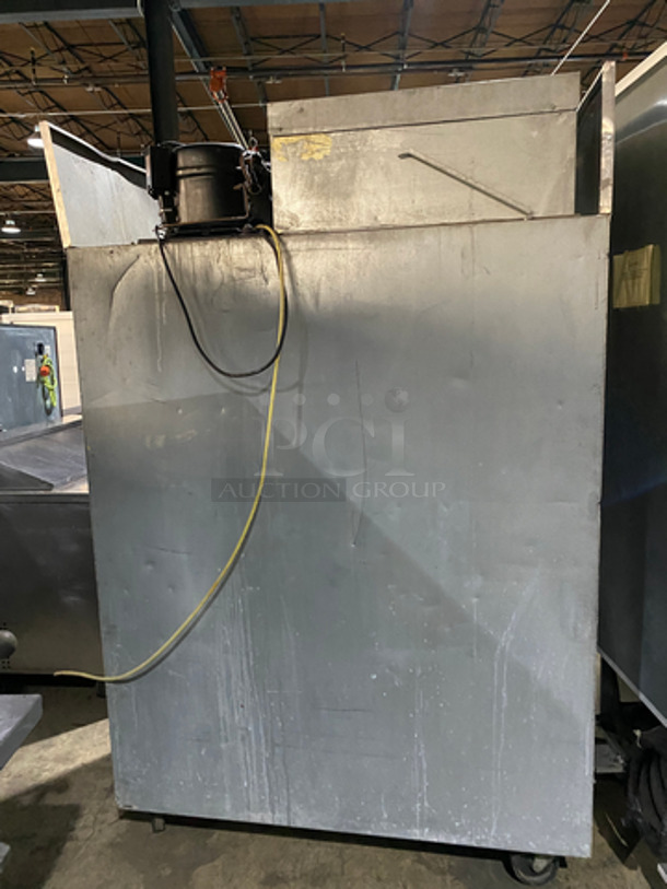 COOL! Delfield Commercial 2 Door Reach In Refrigerator! With Poly Coated Racks! All Stainless Steel! On Casters! Model: 6051S SN: AIV506698T 115V 60HZ 1 Phase - Image 2 of 11