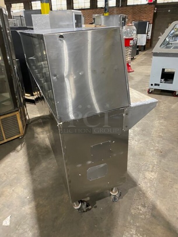 Commercial Electric Powered Steam Table! With Sneeze Guard! With Storage Space Underneath! All Stainless Steel! On Casters! - Image 2 of 9