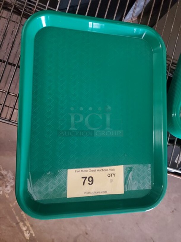 Green Plastic Fast Food Tray   - Image 1 of 3