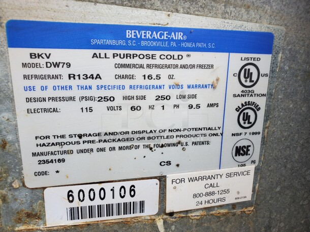 BEVERAGE AIR - Image 4 of 5