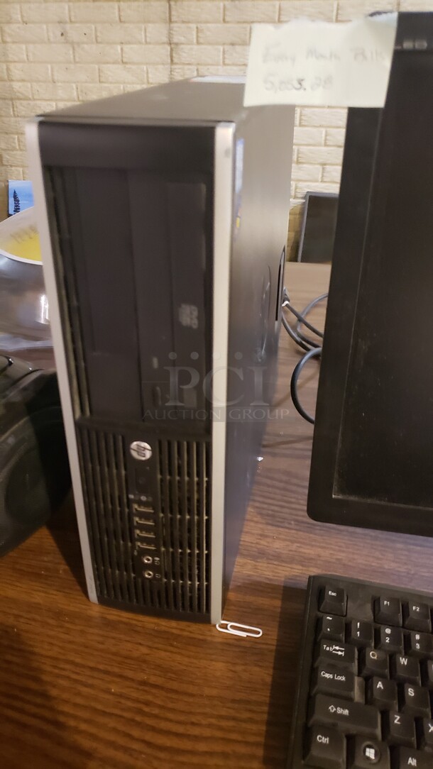 HP Computer w/ Monitor & Keyboard Not tested (Location 1) - Image 2 of 3