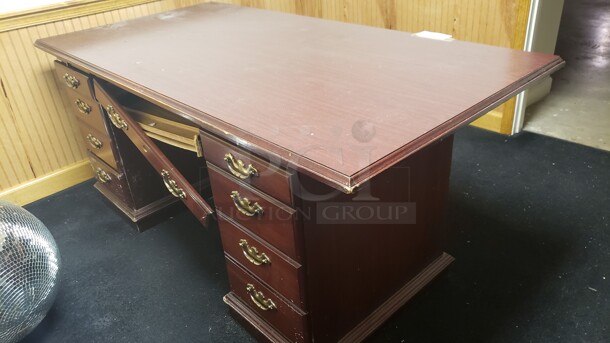 Wooden Desk (Location 1) - Image 1 of 2