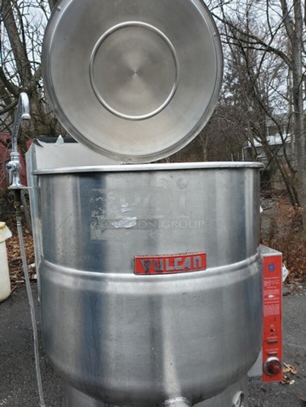 VULCAN HART VEL-60 ELECTRIC 3PH 480VOLTS STEAM KETTLE  - Image 9 of 10