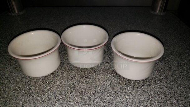 Lot of 3 Tuxton Chinese Tea Cups