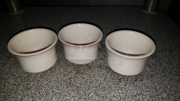Lot of 3 Tuxton Chinese Tea Cups - Image 1 of 2