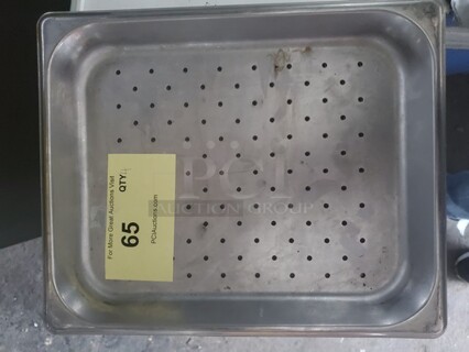 10" Perforated Stainless Steel Pan 10"x13" BIDX4