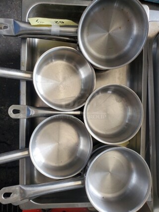VIGOR Stainless Steel 6" Sauce Pan w/ handle 7XBID