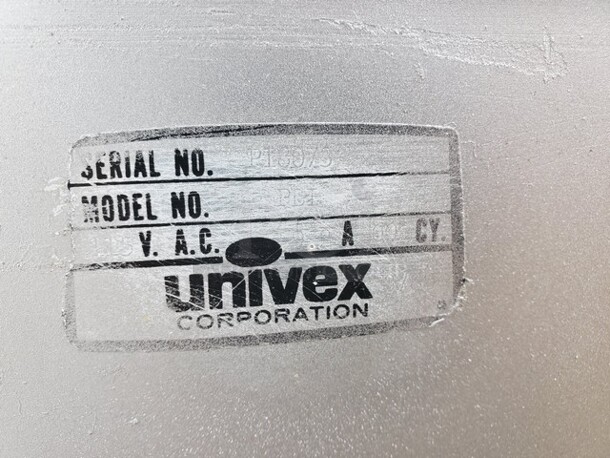 Univex PBI Shredder Slicer|115V|34X10X20|Tested and Working! - Image 5 of 6