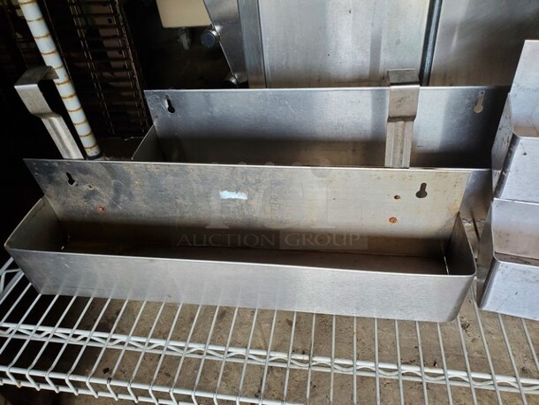 ALL ONE MONEY Lot of 3 Stainless Steel Speed Rail! - Image 3 of 4