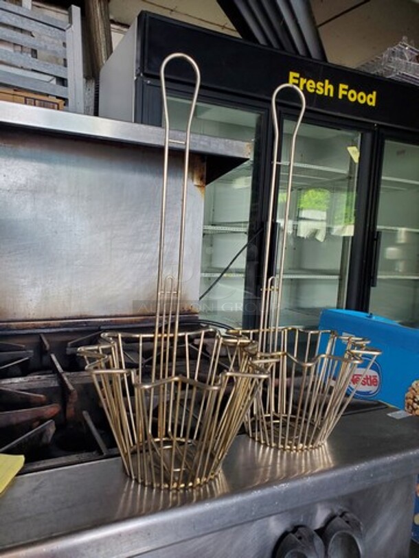 Stainless Steel Taco Salad Bowl Fry Basket BIDX2 - Image 2 of 3
