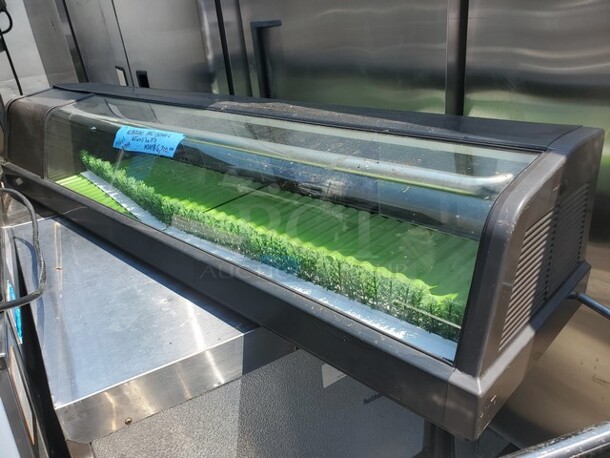 Hoshizaki HNC-150AAL Counter Showcase  (Running but it's not cooling) 59X14X11  - Image 1 of 4