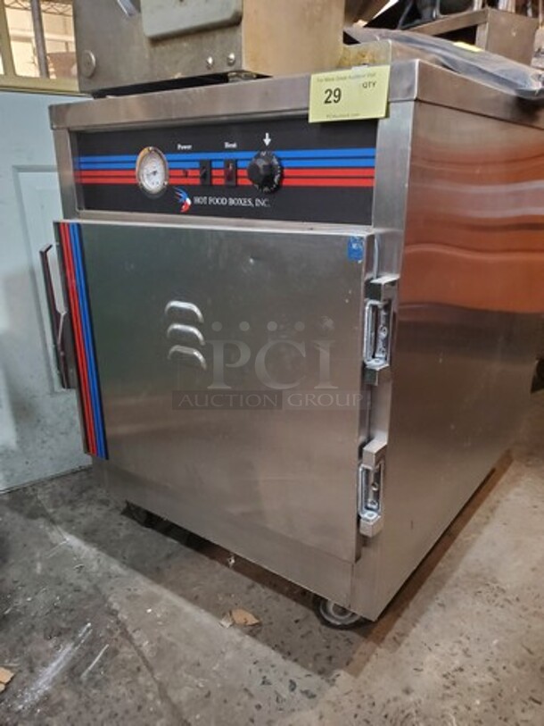Hot Food Boxes INC R-/4A4C Warmer Cabinet - Portable 120V 26X33X34 Like New! - Image 3 of 7