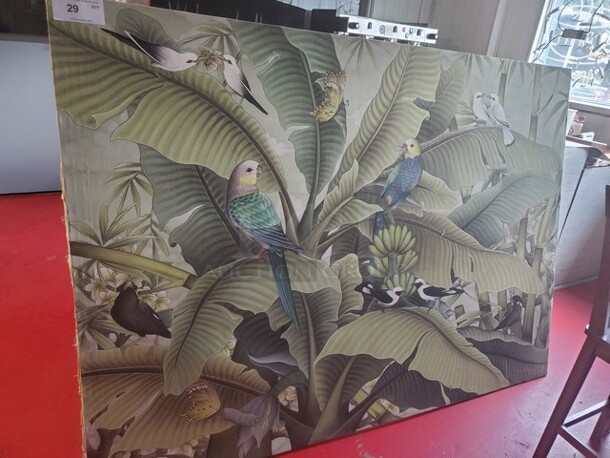 Canvas Wall Art 74X52 1/2, Buyer must remove this item. - Image 1 of 2