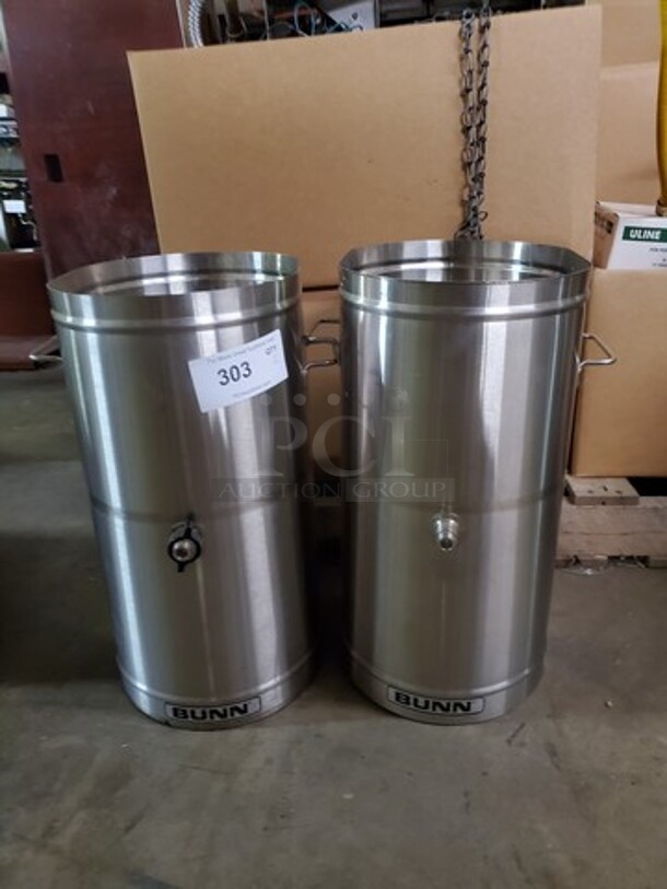 ALL ONE MONEY Lot of 2 Iced tea dispenser (missing parts) - Image 2 of 3